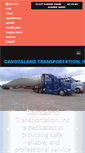 Mobile Screenshot of dakotalandtransportation.com